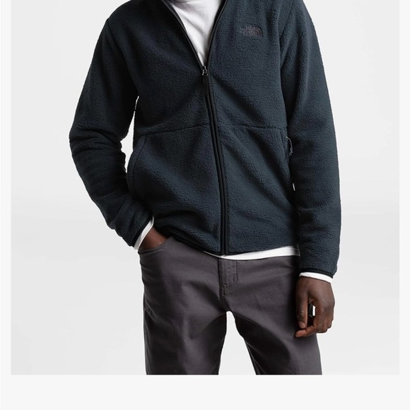 The North Face Sherpa fleece black men’s jacket size Large - Picture 2 of 8